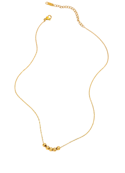 Necklace | Beads | 18K Gold Plated