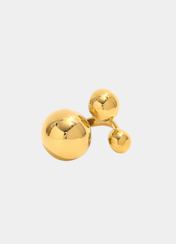 Ring | Triplet Brass | 18K Gold Plated