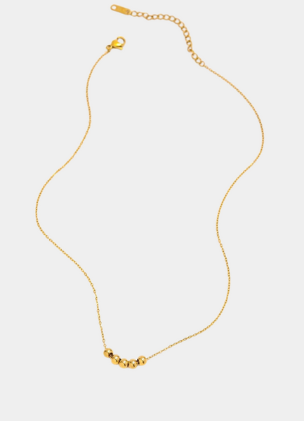 Necklace | Beads | 18K Gold Plated