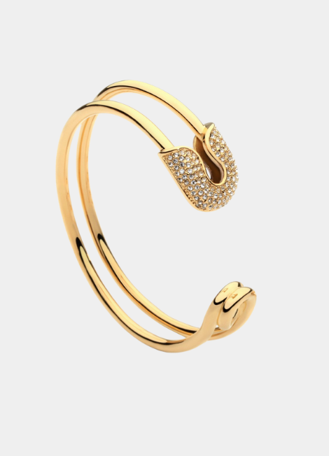 Bangle | Safety Pin | 18K Gold Plated