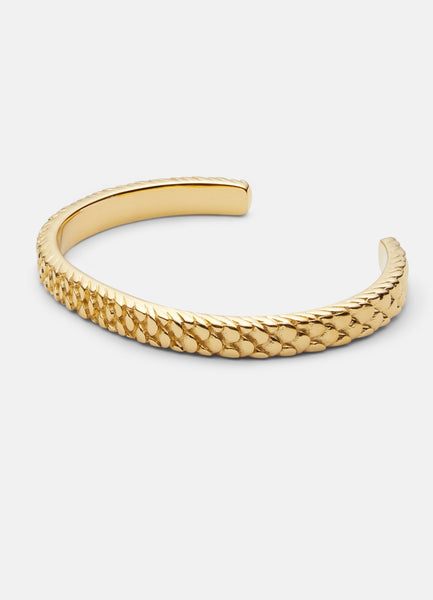 Bangle | Scale | Gold Plated