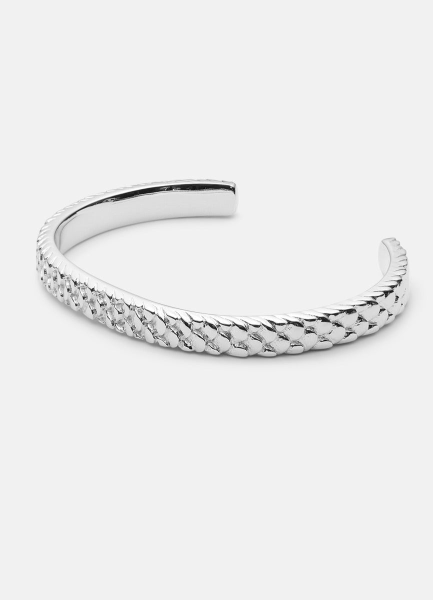Bangle | Scale | Silver Plated