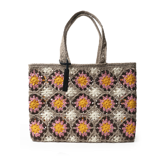 Shopper | Marigold Basket | Crochet | Sand Pink