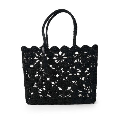 Shopper | Daffodil Basket | Crochet | Black