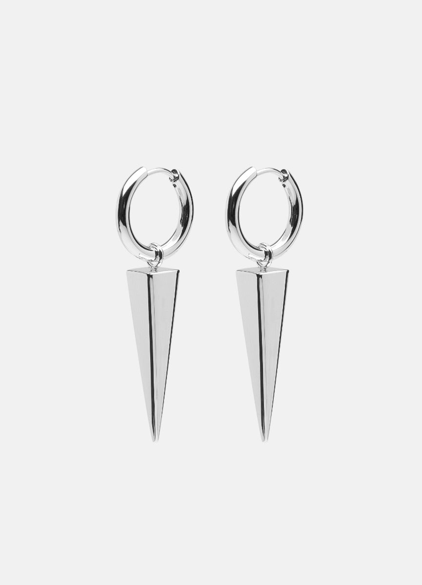 Earrings | Rivets | Spike | Silver Plated