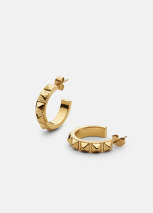 Earrings | Rivets | Gold Plated