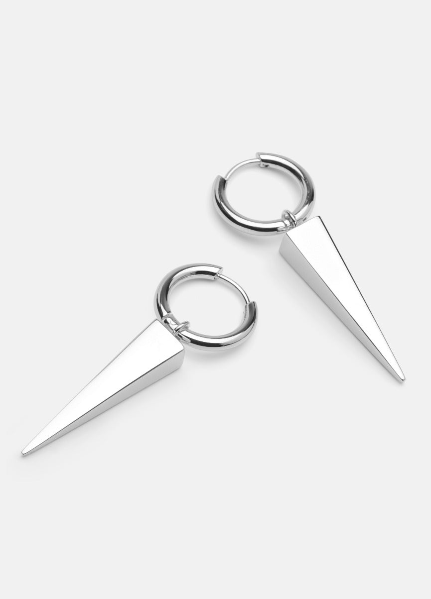 Earrings | Rivets | Spike | Silver Plated