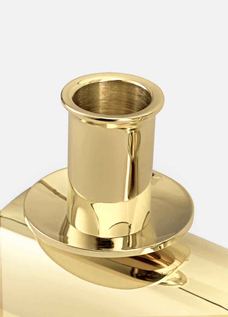 Candle Holder | Advent | Gold plated