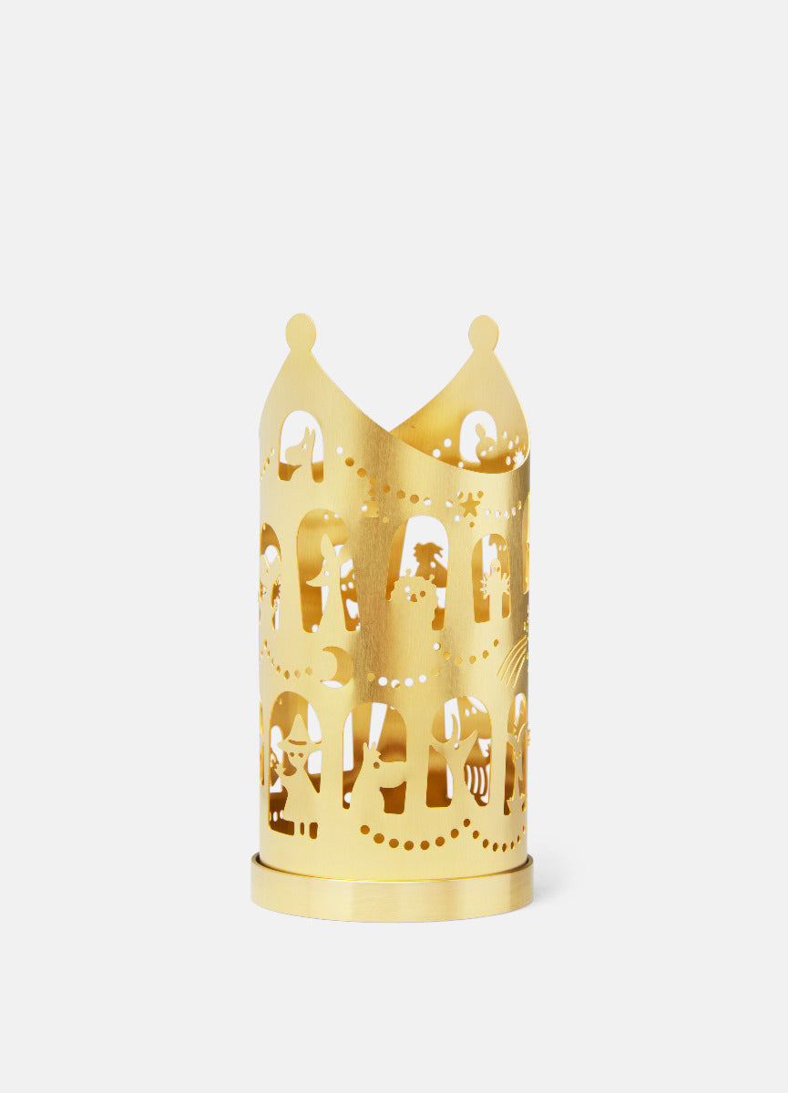 Candle Holder | Moomin House | Brass