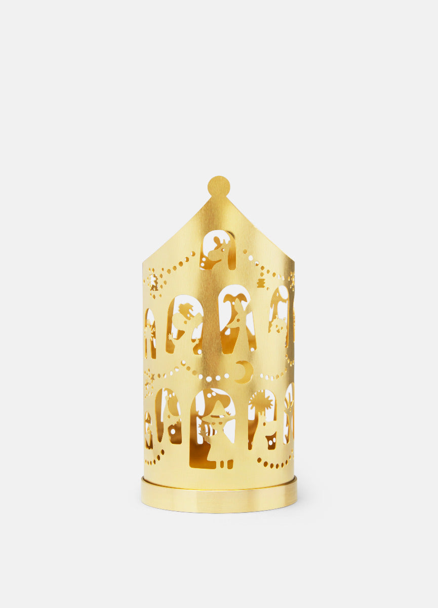 Candle Holder | Moomin House | Brass