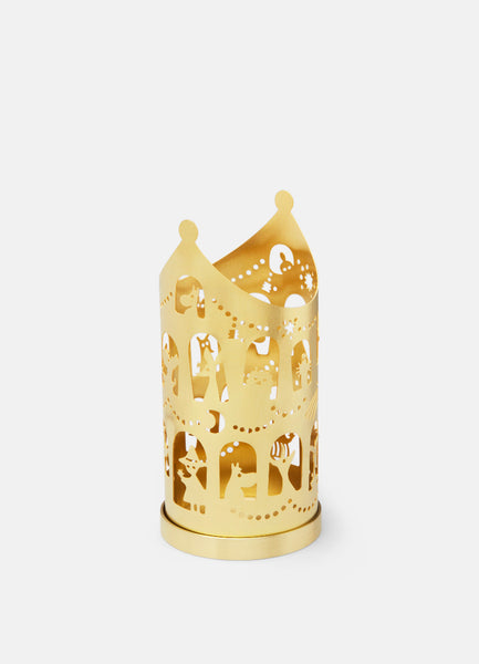 Candle Holder | Moomin House | Brass