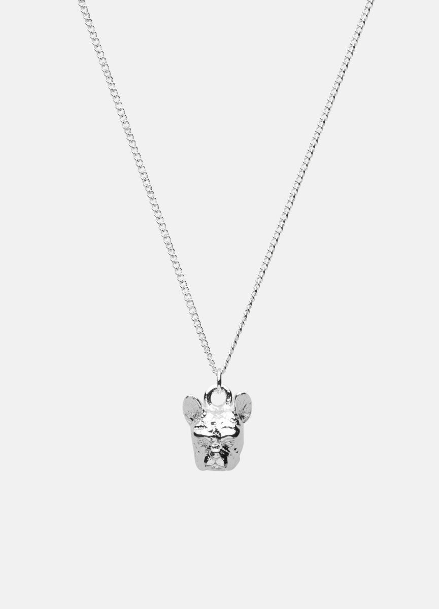 Necklace | French Bulldog | Silver Plated