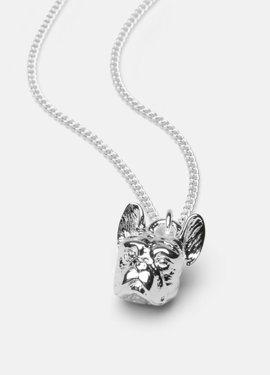 Necklace | French Bulldog | Silver Plated