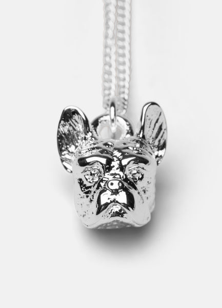 Necklace | French Bulldog | Silver Plated