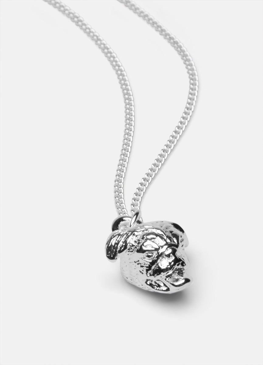 Necklace | Pug | Silver Plated