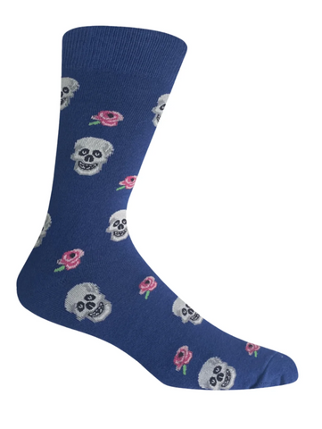 The Sockist cotton-blend socks in vibrant patterns, designed for sensitive feet. Soft, breathable, and ideal for office or casual wear.

