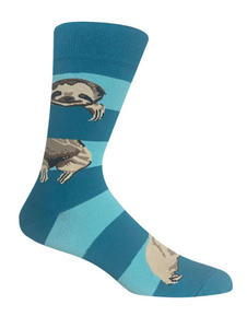 Soft and breathable cotton-blend socks by The Sockist. Stretch-fit design in colorful patterns. One size fits EU 37–46. Great for work or everyday comfor