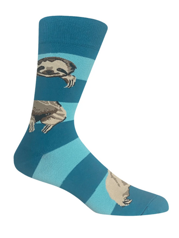 Soft and breathable cotton-blend socks by The Sockist. Stretch-fit design in colorful patterns. One size fits EU 37–46. Great for work or everyday comfor