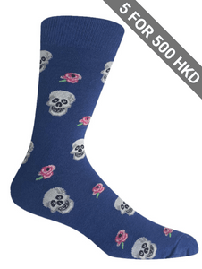 Socks | Rose | Skull | Cotton