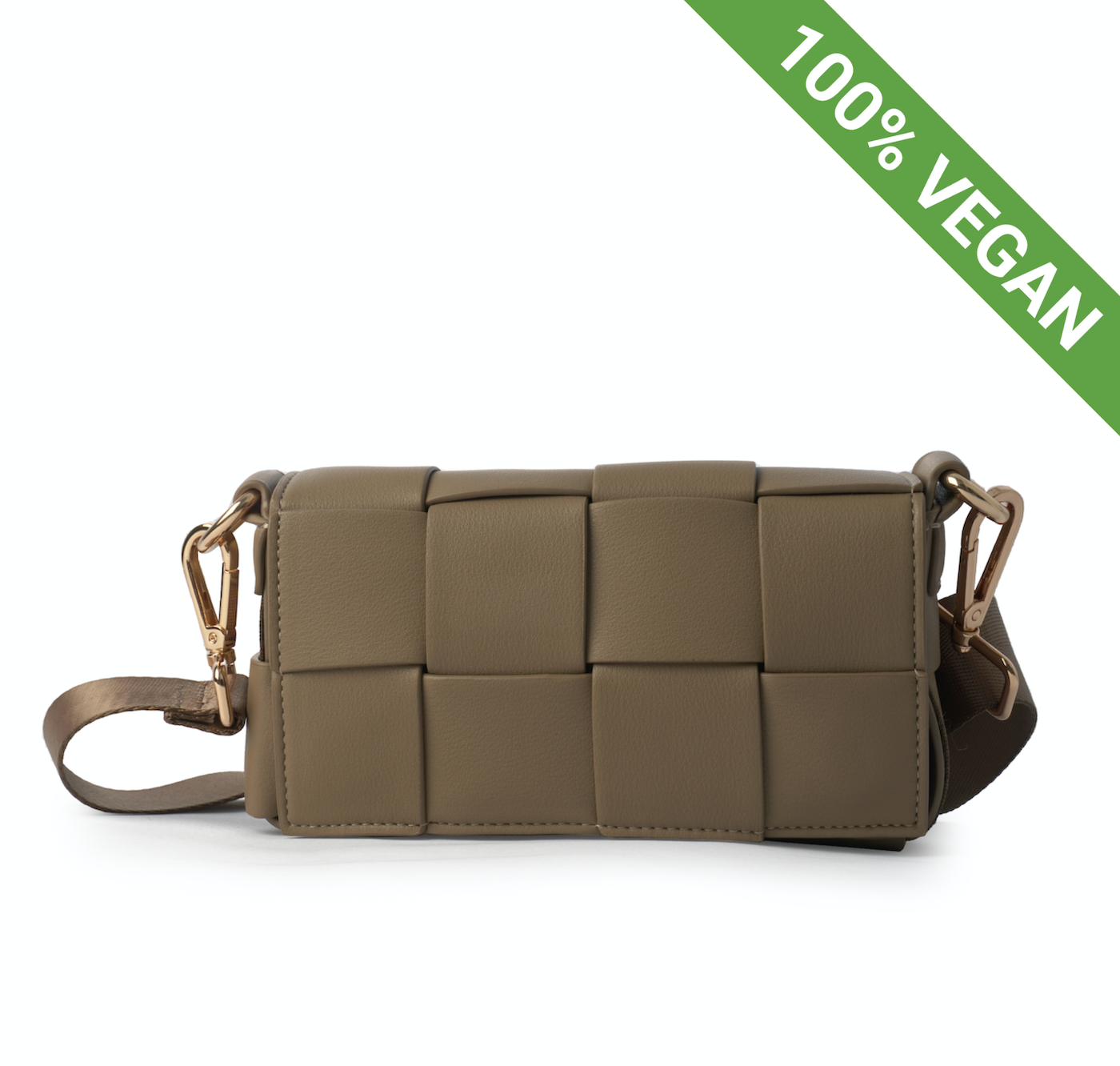 6-in-1 Braided Waist & Shoulder Bag | Taupe Vegan Leather | Convertible Crossbody – Hong Kong