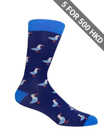 Socks | Seagull | Blue | Cotton