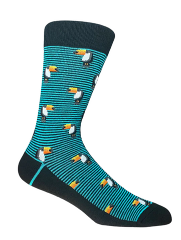 The Sockist men's cotton-blend socks in assorted colors and patterns, perfect for daily wear