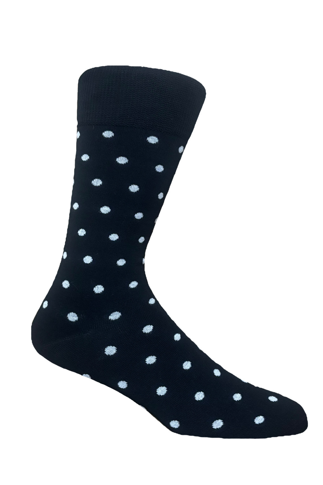 Socks | Black | White Dots | Cotton