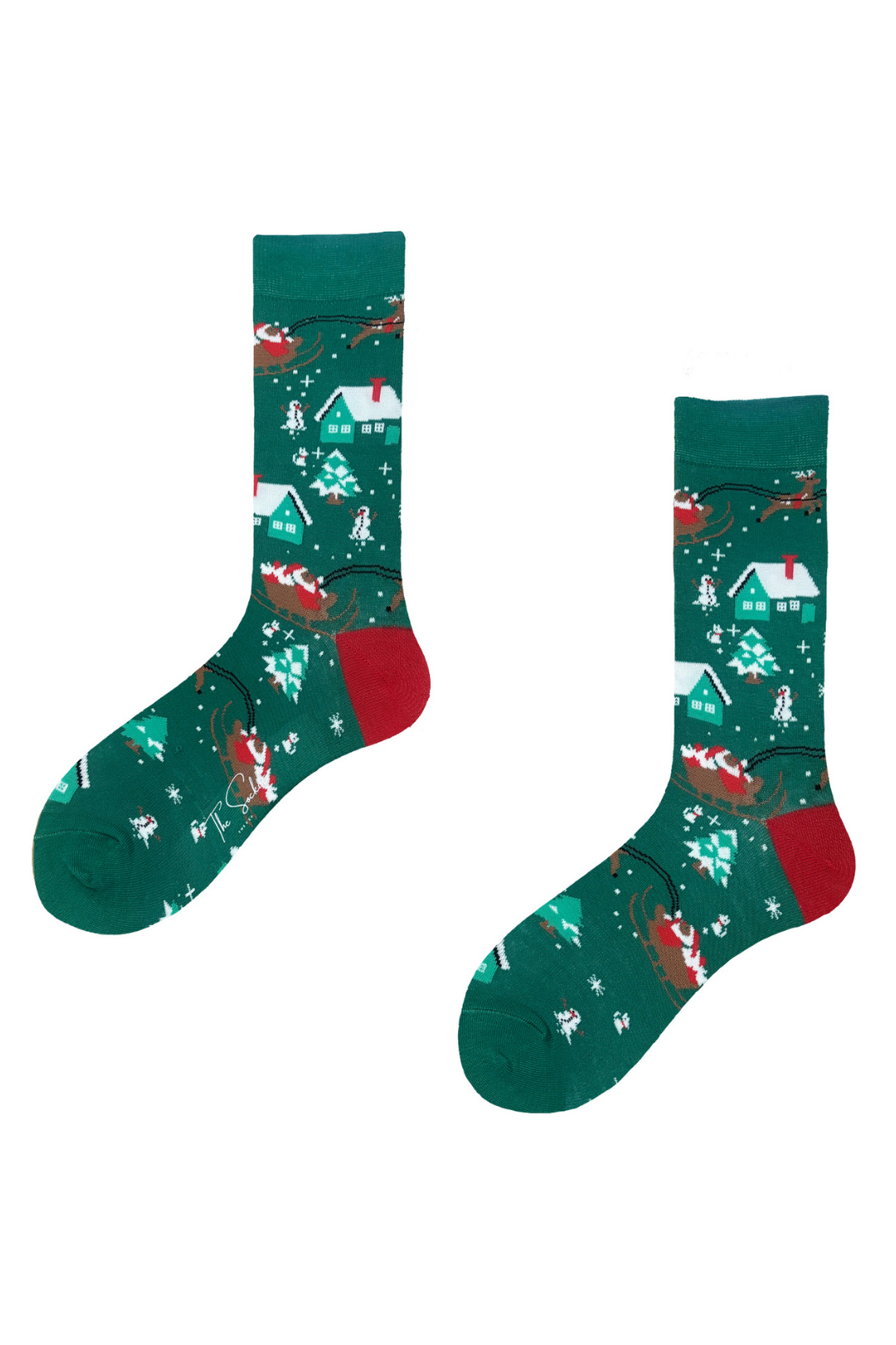 Socks | Christmas | Sleighin'it | Cotton