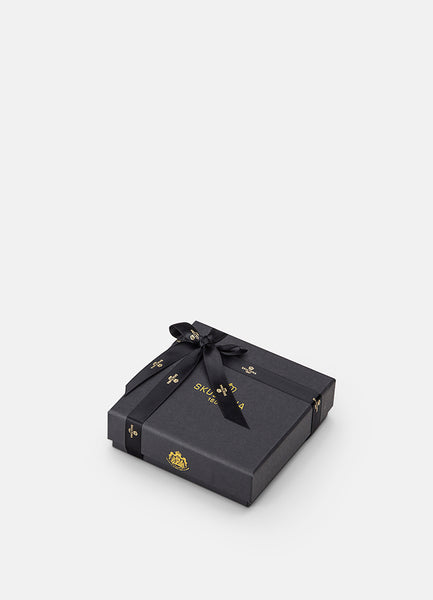 Leather Bracelet | 6mm | Gold | Black - STOCKHOLM 