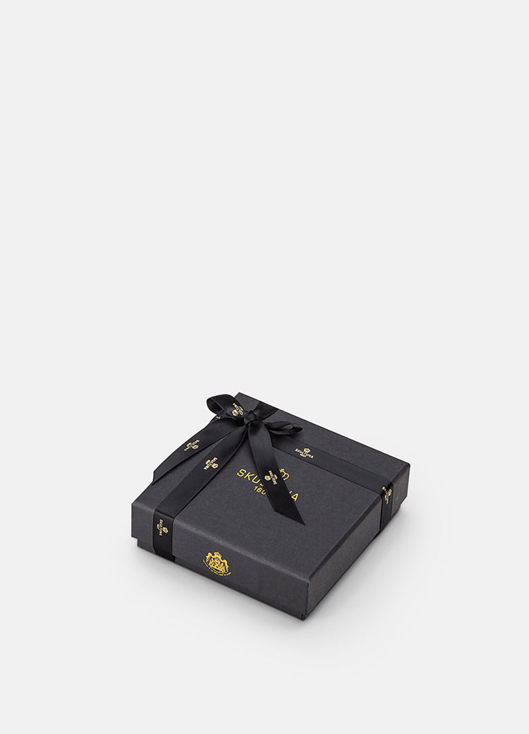 Leather Bracelet | 4mm | Gold | Black - STOCKHOLM 