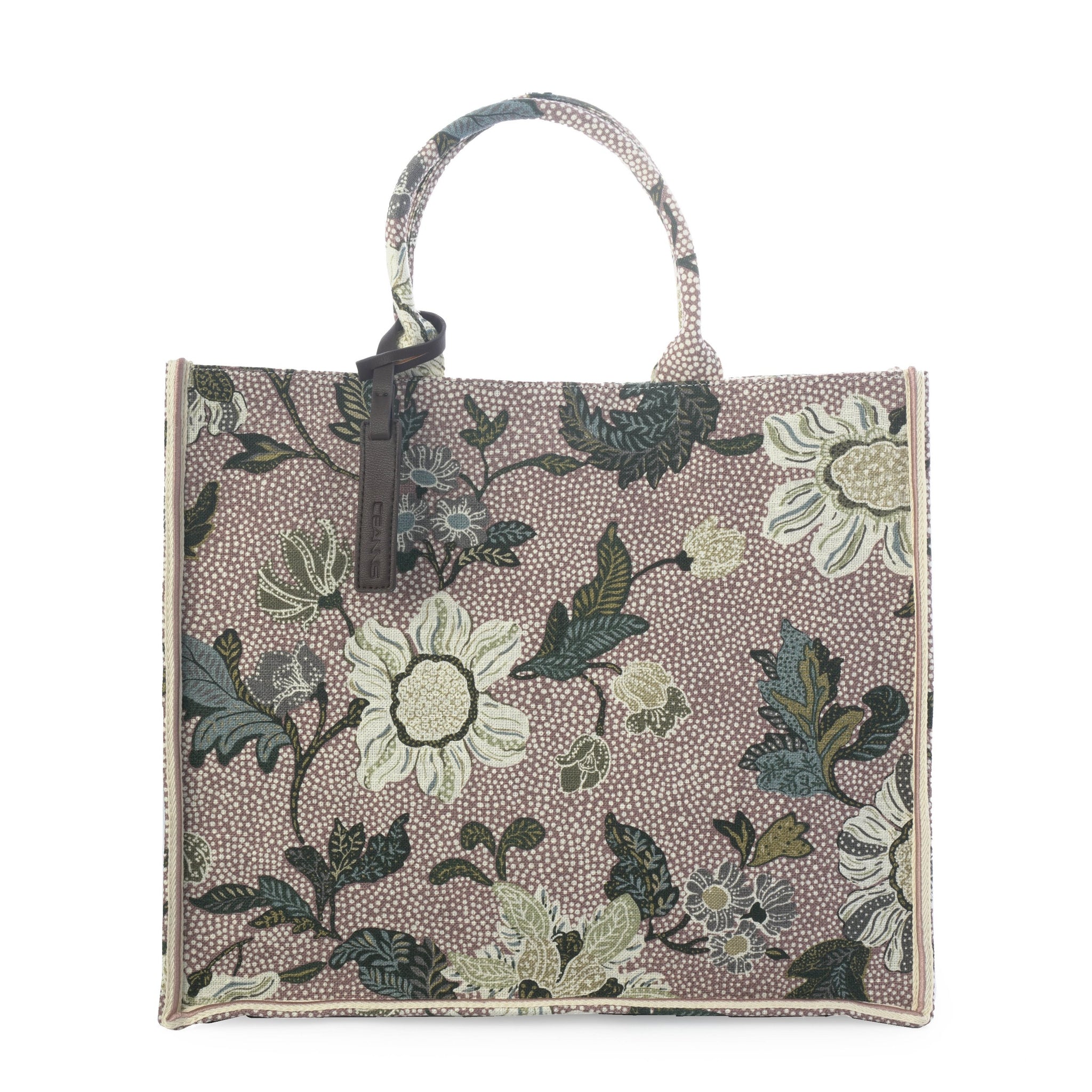 Shopper | Pink Flower | Linen