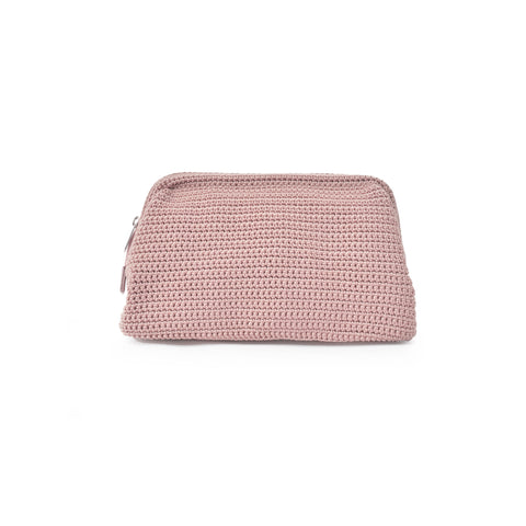Cosmetic Bag | Soft Pink | Crochet | S | A