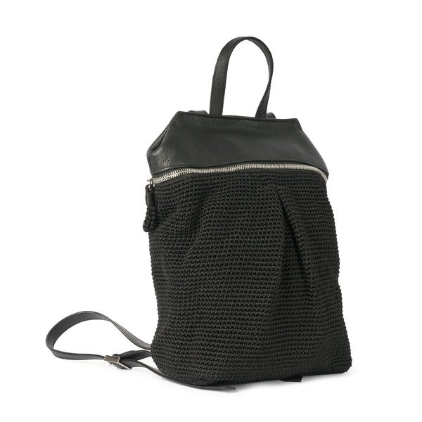 Backpack | Crochet | Black
