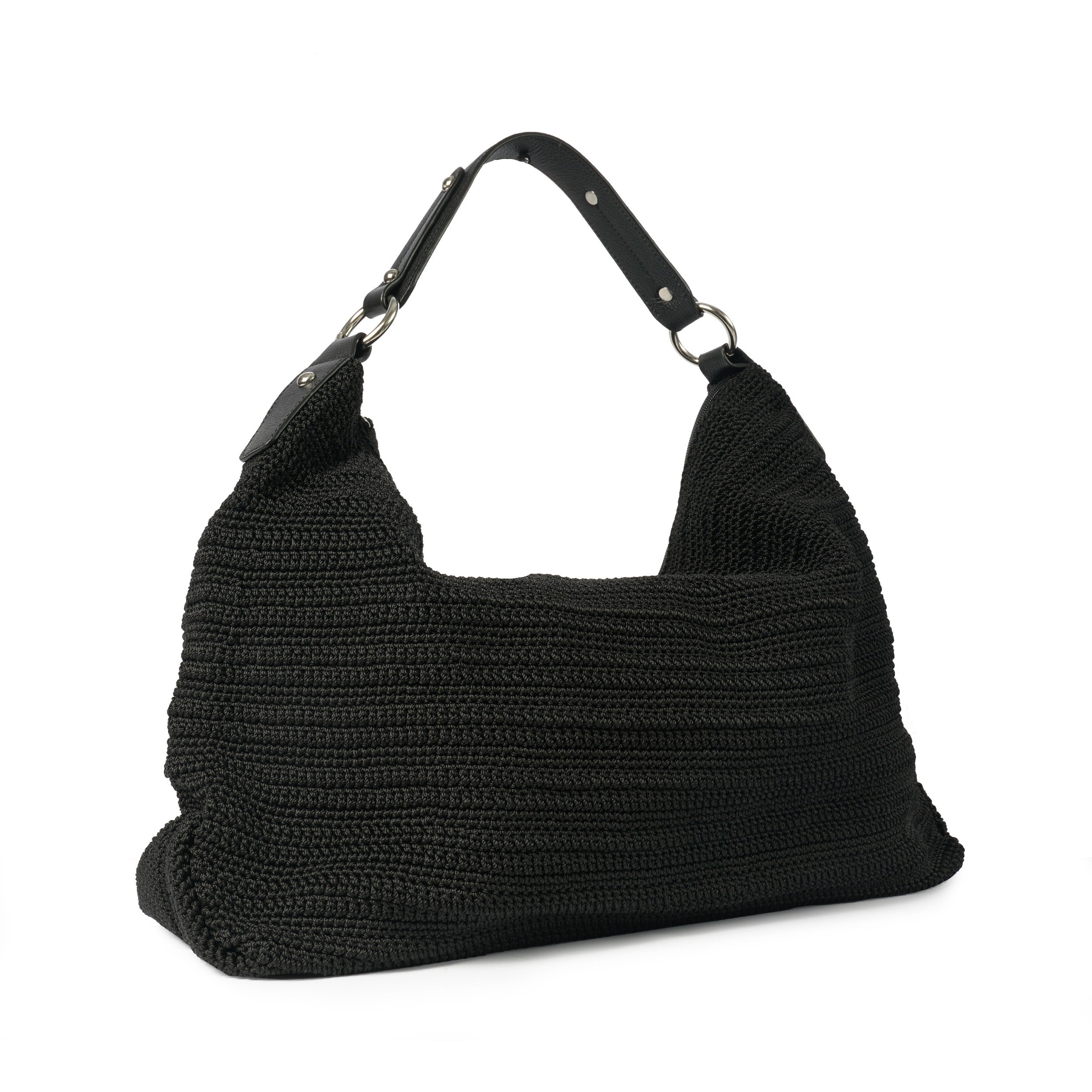 Shopper | Black | Crochet