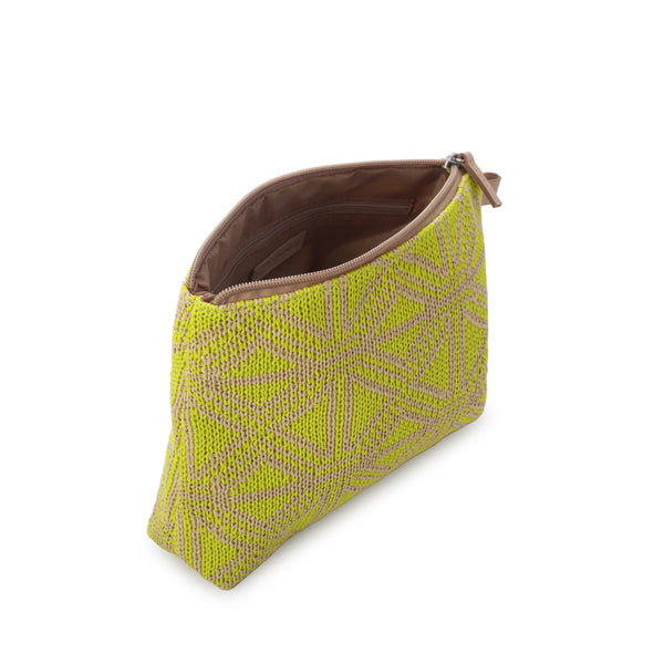 Cosmetic Bag | Straw | Yellow Diamond | Vegan