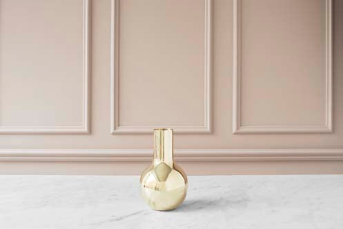 Vase | Boule | Polished Brass | Small - STOCKHOLM 