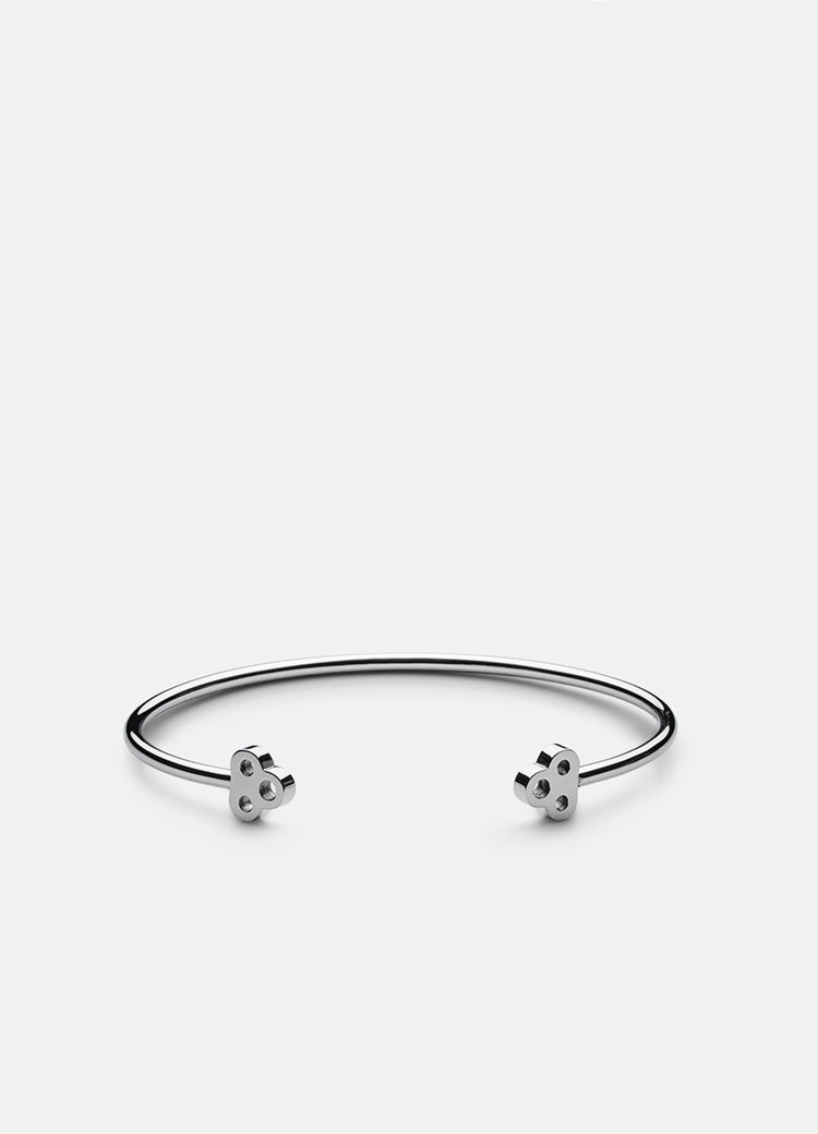 Bangle | Open Key Cuff | Silver - STOCKHOLM 