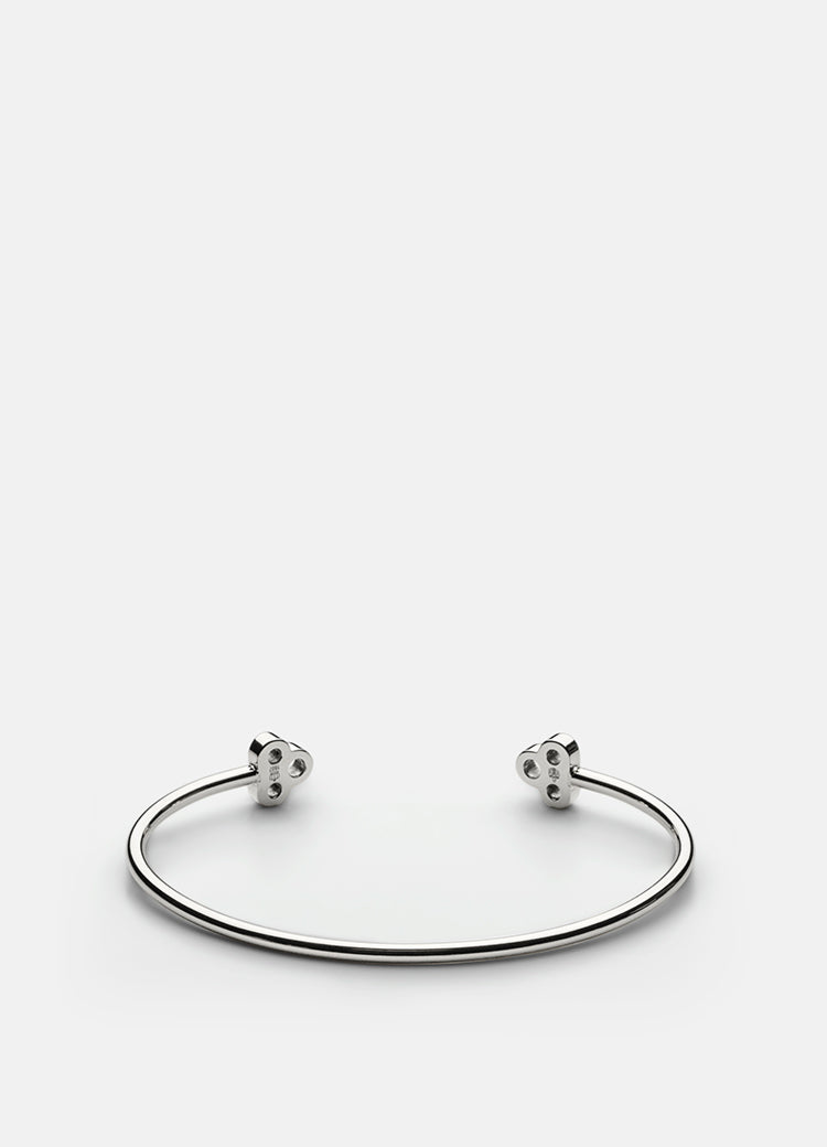 Bangle | Open Key Cuff | Silver - STOCKHOLM 