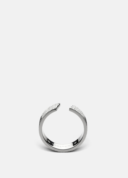 Ring | Ribbed Series | Thick | Steel - STOCKHOLM 