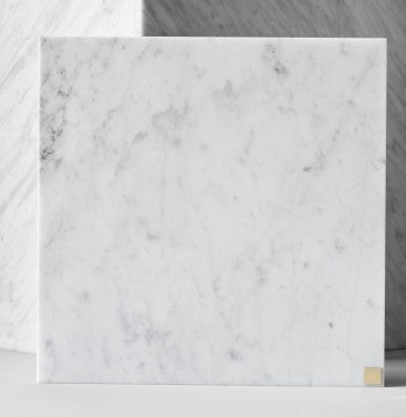 Marble plate | 30x30cm | Carrara - STOCKHOLM 