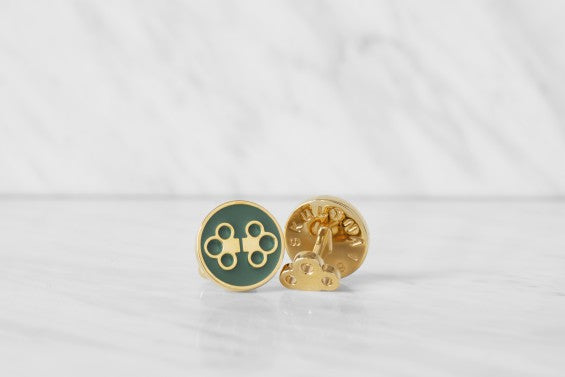 Cufflinks | The Double Key | Vintage Green - STOCKHOLM 