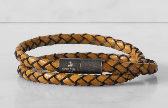 Leather Bracelet | The Stealth Bracelet | Brown - STOCKHOLM 