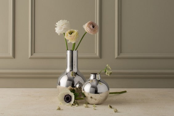 Vase | Boule | Silver | Small - STOCKHOLM 