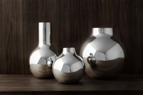 Vase | Boule | Silver | Large - STOCKHOLM 