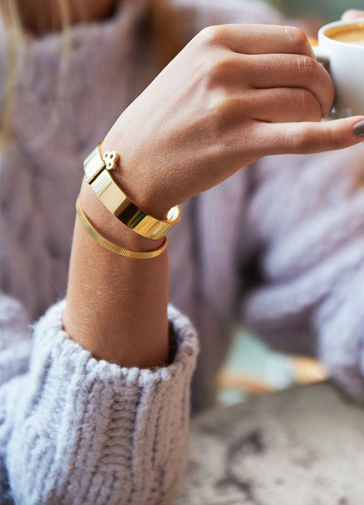 Bangle | Key Lock | Gold - STOCKHOLM 
