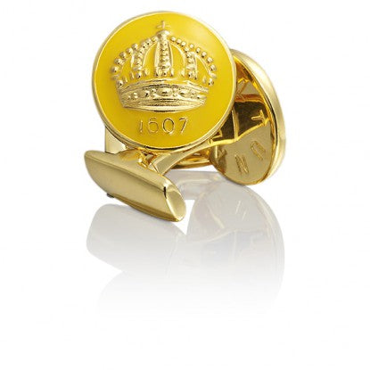 Cufflinks | The Skultuna Crown Gold | Swedish Yellow - STOCKHOLM 
