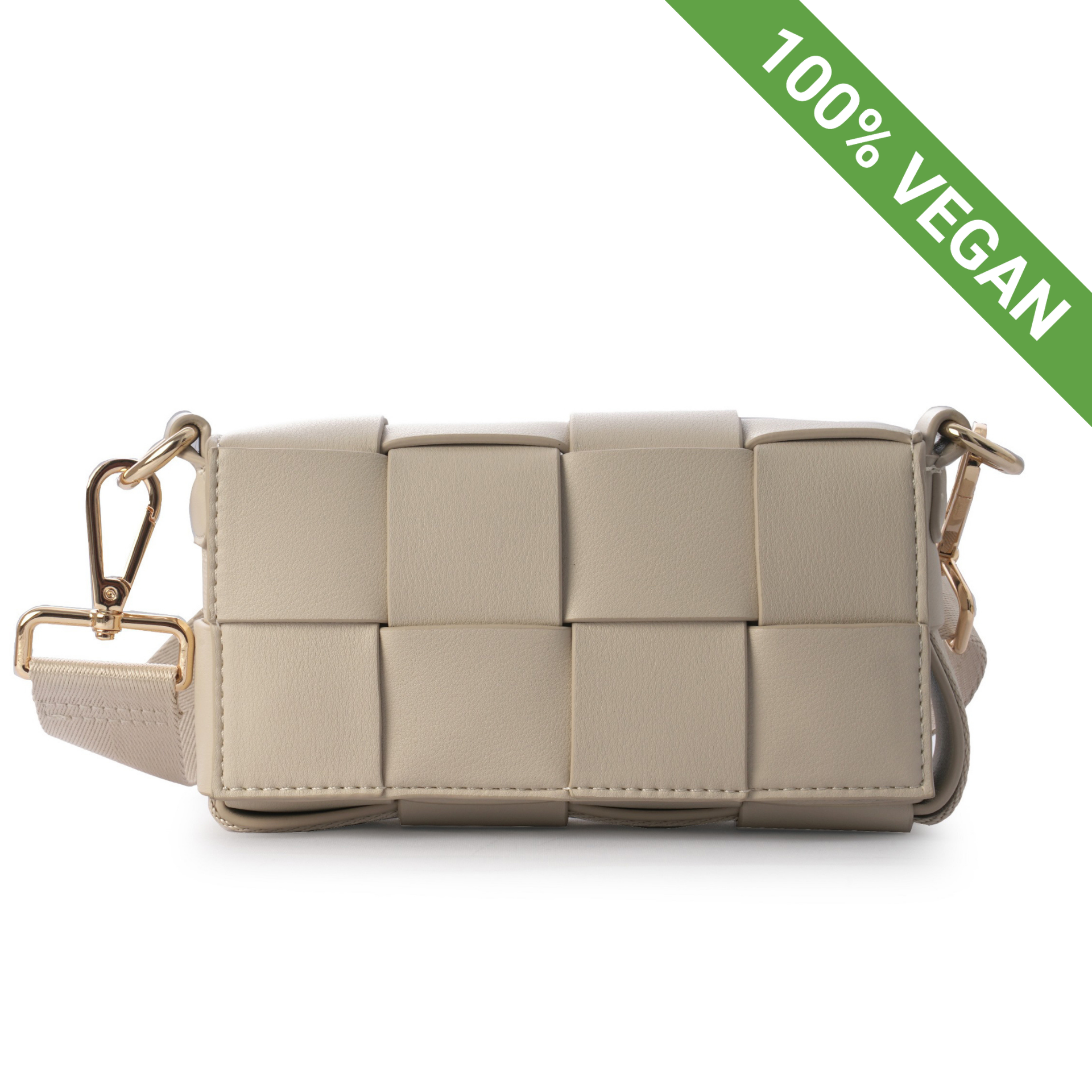 Oyster 6-in-1 Braided Vegan Leather Waist and Shoulder Bag – Convertible Crossbody Bag for Women

