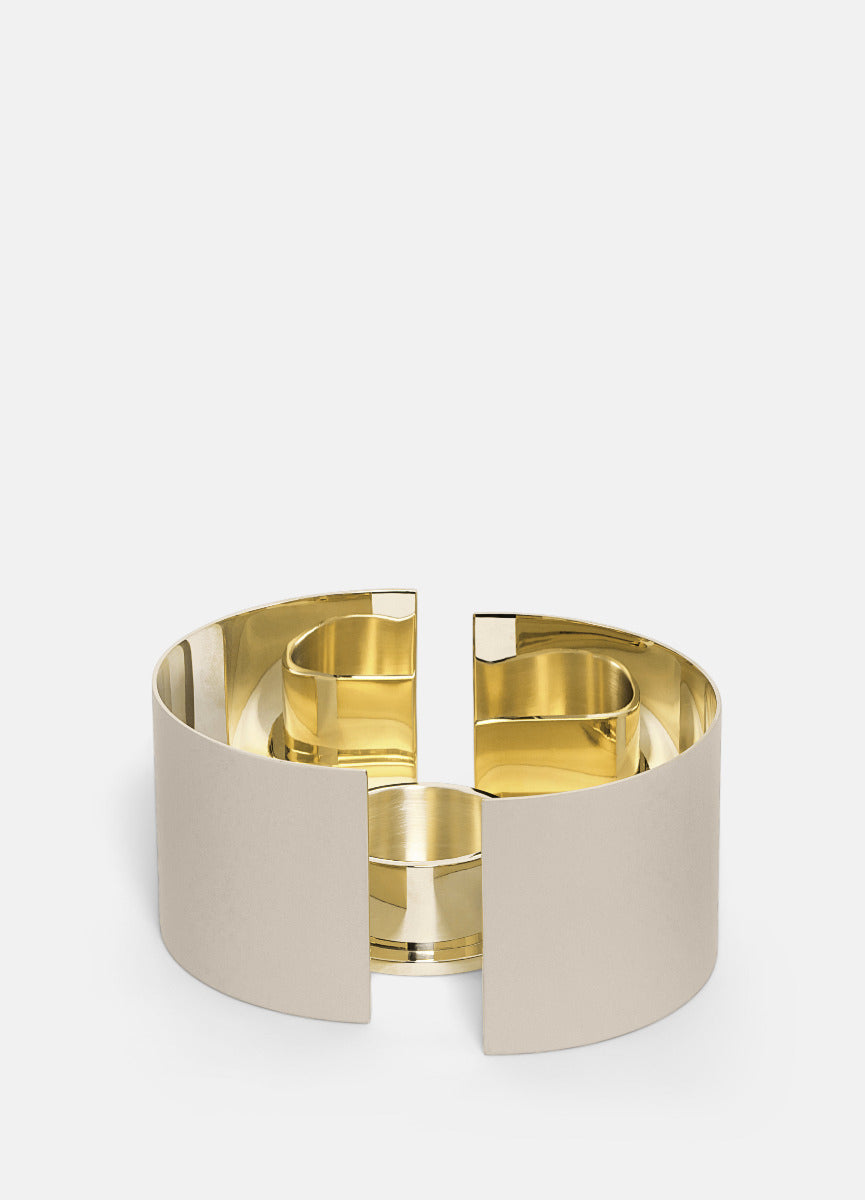 Candle Holder | Infinity | Beige | Small - STOCKHOLM 