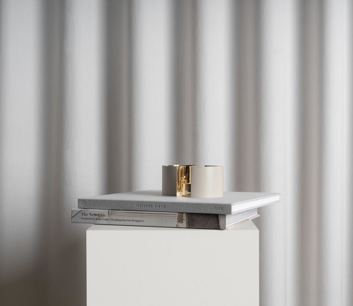 Candle Holder | Infinity | Beige | Small - STOCKHOLM 