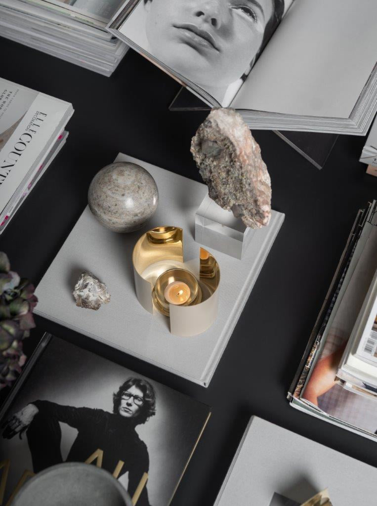 Candle Holder | Infinity | Beige | Small - STOCKHOLM 